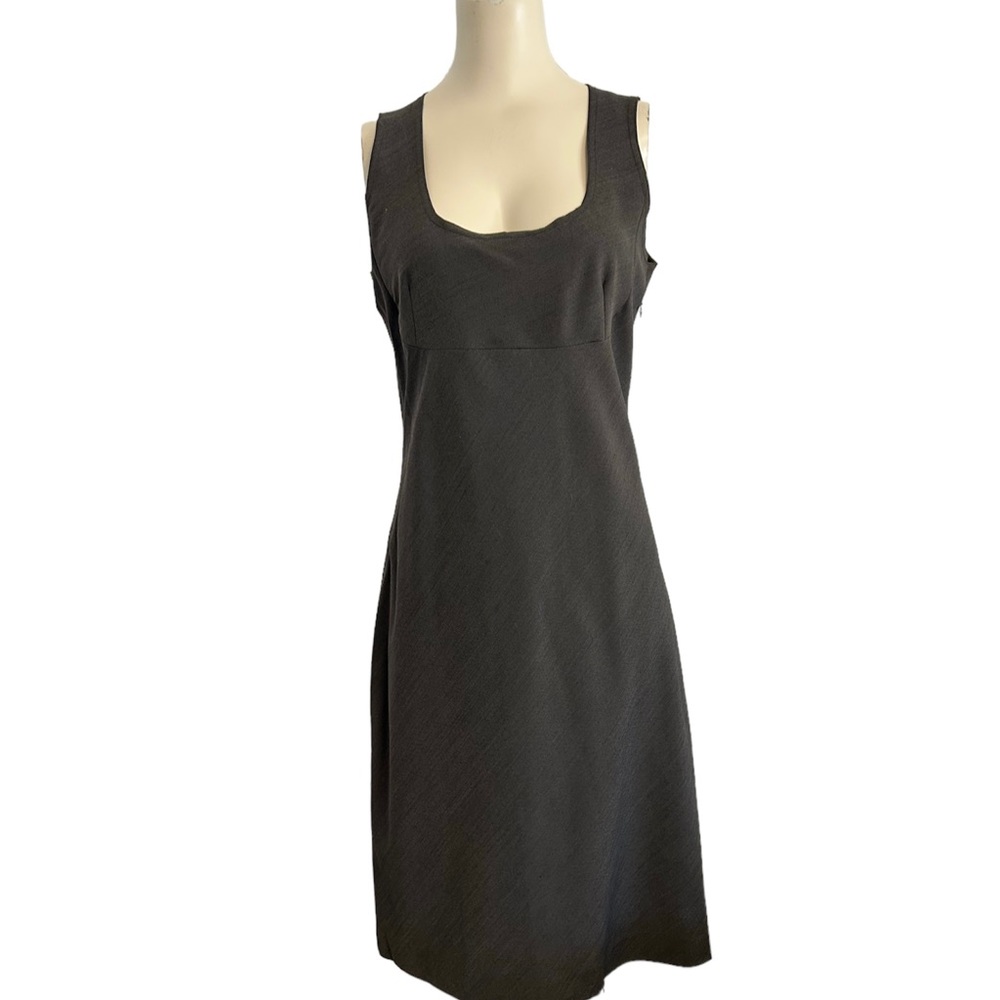 Barneys New York Gray Sleeveless Dress Wool‎ Blend Womens Size 6